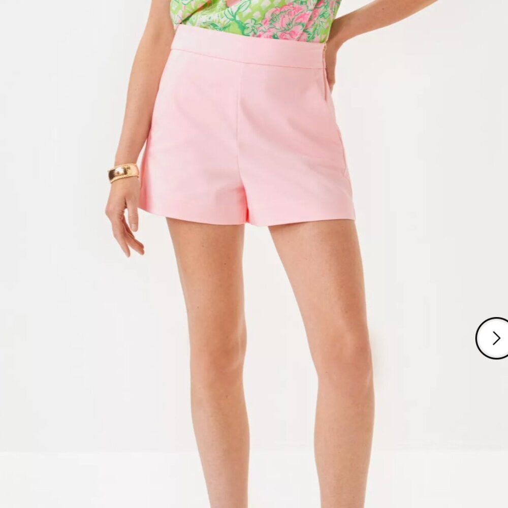 3" Sarissa Stretch Short Lilly Pulitzer Pink Muse